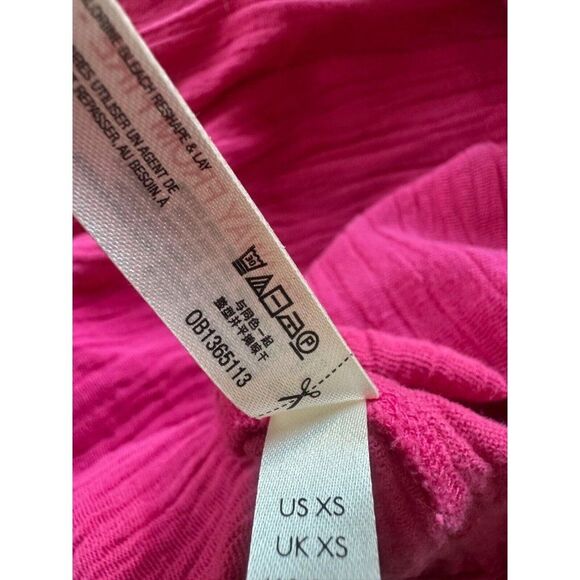 Daily Practice by Anthropologie Everyday Tee Dress XS Raspberry Rose/Hot Pink - Picture 8 of 11